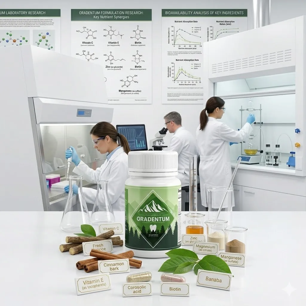 Oradentum Ingredients Laboratory Research